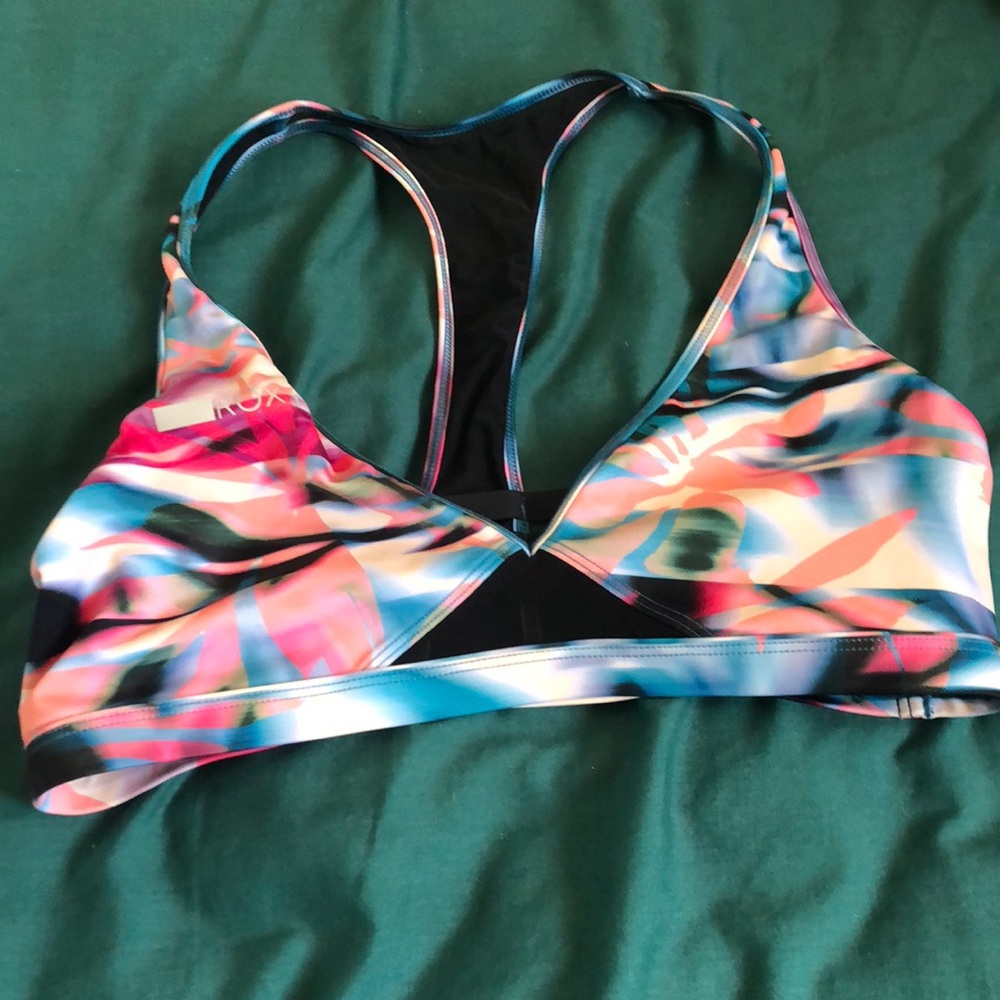 Roxy bikini/work out top M